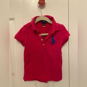 Girls Ralph Lauren Polo Shirt - Size 5